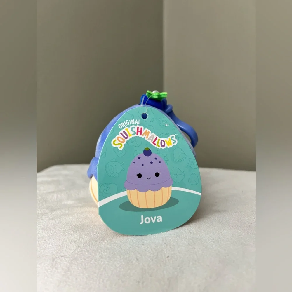 Jova Plush Clip-On Blueberry Muffin Squishmallows